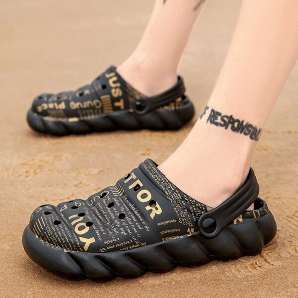 Mens Fishing Sandals Summer Garden Clogs Sandal Beach Sandals Outdoor Sports Slippers - Image 5