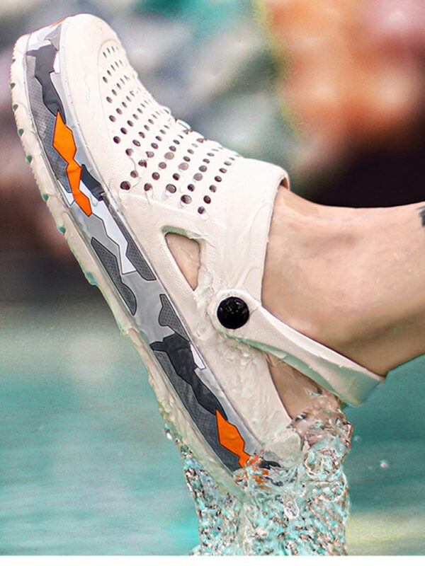 Mens Casual Sandals EVA Lightweight Sandles Colorful Beach Slippers for Summer Beach Sports Slippers