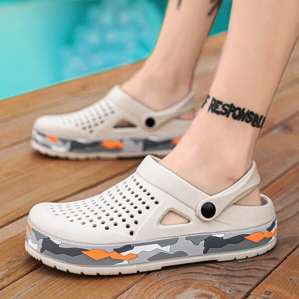 Mens Casual Sandals EVA Lightweight Sandles Colorful Beach Slippers for Summer Beach Sports Slippers - Image 6