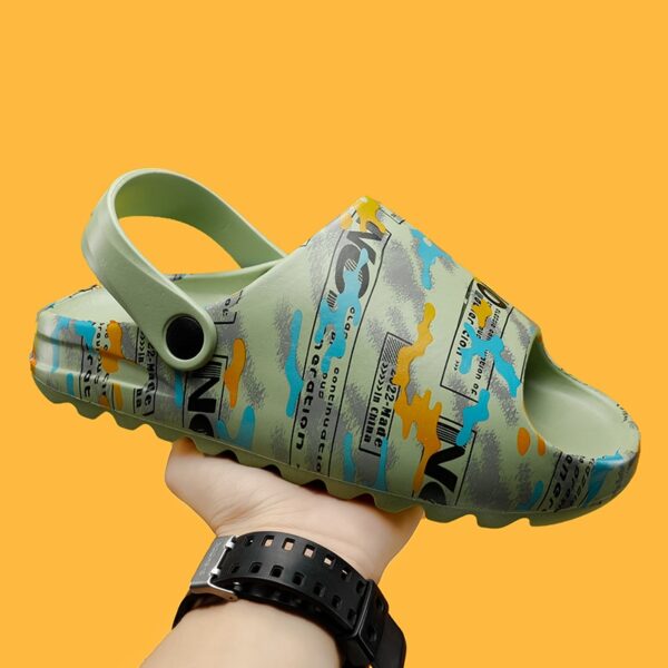 Women Men Casual Beach Shoes Anti-Slip Camouflage Slippers Sports Slippers Shoe With Holes - Image 3