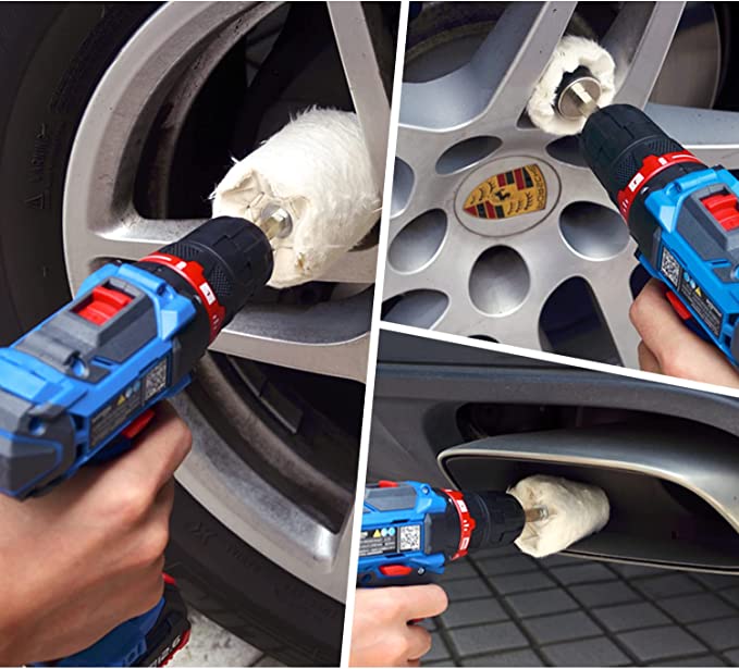Car Motorcycle Wheel Rim Manifold Polishing