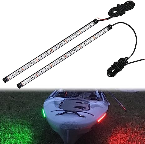 Boat Lights Bow and Stern for Marine, Kayak, Jon Boat, Bass Boat, Fishing Boat and Pontoon