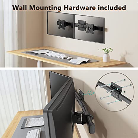 WALI Dual Monitor Wall Mount