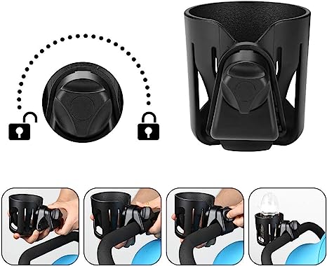 Bottle Holder for Wheelchair, Walker, Rollator, Mobility Scooter, Walker Wheelchair