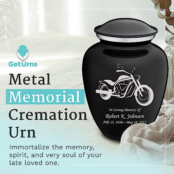 Embrace Motorcycle Urns for Human Ashes, Cremation Urns for Adult Ashes Men & Women