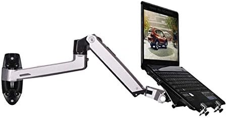 Aluminum Alloy Mechanical Spring Arm Wall Mount Laptop Holder