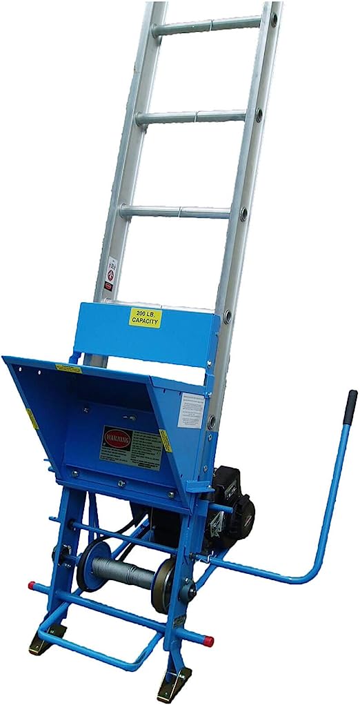 Safety Hoist CH200 200lb. Steel Based Ladder Hoist (HondaEngine)