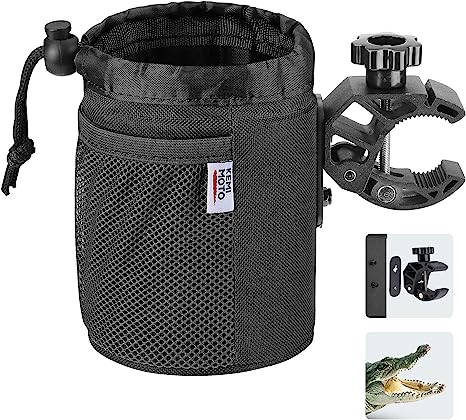 Universal Water Bottle Holder for Motorcycle, ATV/UTV, Scooter, Boat, Kayak, Bike, Walker