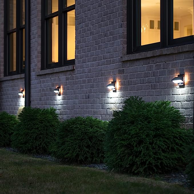 Accent Backlight and 100 Lumens Bright White Motion-Sensor Security Light