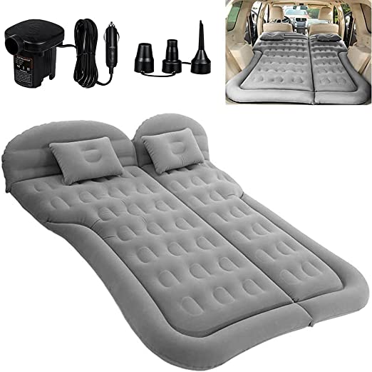 SUV Air Mattress Camping Bed Cushion Pillow