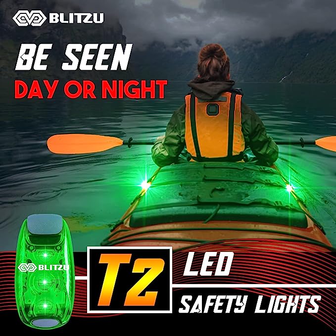 Great for Bike Tail Light, Kayak, Dog Collar, Stroller, Walking, Boat, Runners, Night Running Blinking Warning Reflective Light
