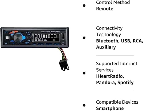 Bluetooth Tractor Radio for John Deere, JCB, and McCormick AM/FM, Siri/Google Assistant