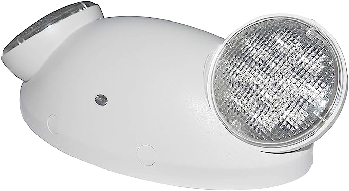 LED Emergency Exit Lighting Fixtures with 2 LED Bug Eye Heads and Back Up Batteries