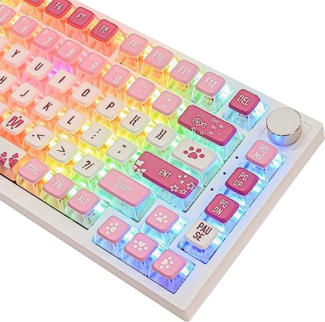 Cat Paw Keycaps Cute Pudding Keycaps