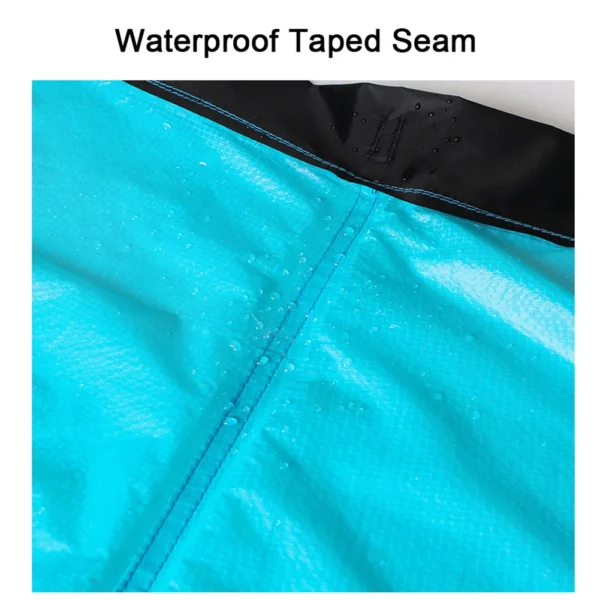 Ultra-Light Rain Skirt for Women - 15D Nylon Waterproof Kilt Pants with Storage Pouch - Ideal for Cycling, Camping, and Hiking Adventures - Image 5
