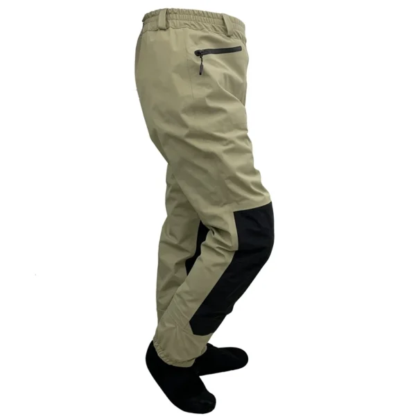 Breathable 3-Layer Waterproof Waist Waders with Stockingfoot Design for Fly Fishing and Duck Hunting - Durable and High-Performance Wading Pants - Image 2