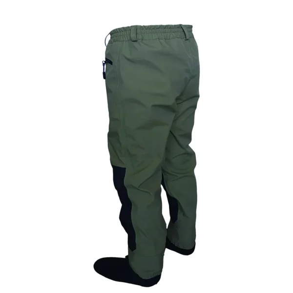 Breathable 3-Layer Waterproof Waist Waders with Stockingfoot Design for Fly Fishing and Duck Hunting - Durable and High-Performance Wading Pants - Image 6