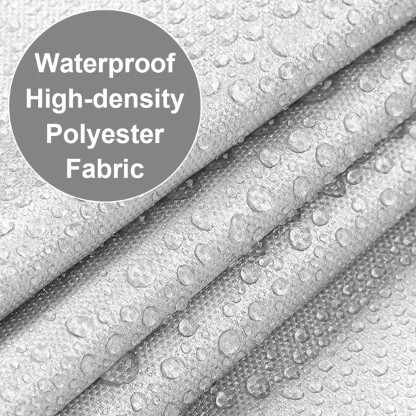 Windproof Dustproof UV Protection Auto Cover for Jeep Wrangler 2 Door 4 Door - Ultimate Jeep Cover for Rain - Fits Wrangler JK, JL, YJ 1987-2022 - Image 5