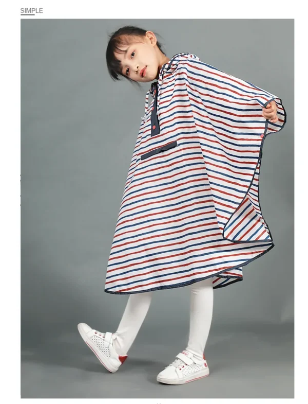 Impermeable Kid Raincoats - Cute Waterproof Hooded Children Raincoat for Girls and Boys - Rainwear Poncho Cover - Kids Rain Poncho - Image 8