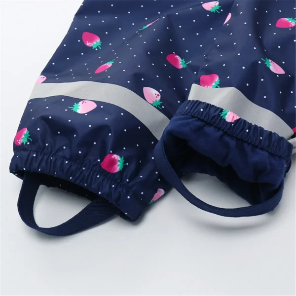 Stylish Waterproof Kids Rain Pants - Trendy Overalls for Boys and Girls, Ideal Baby Jumpsuits for All-Weather Play - Image 4