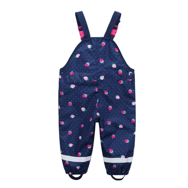 Stylish Waterproof Kids Rain Pants - Trendy Overalls for Boys and Girls, Ideal Baby Jumpsuits for All-Weather Play