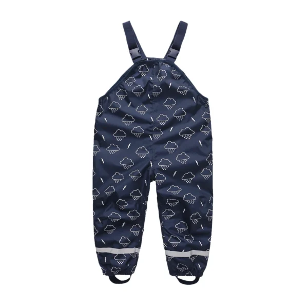 Waterproof Kids Rain Pants - Stylish Overalls for Boys and Girls - Beach Sand Wading Pants for Baby Jumpsuits