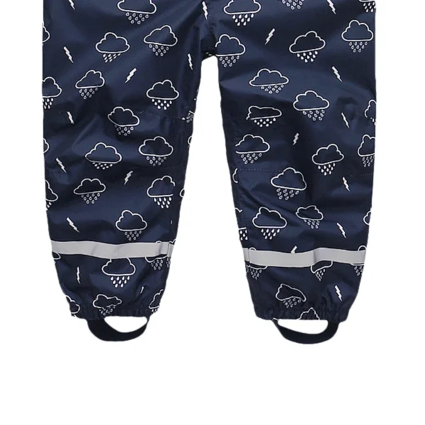 Waterproof Kids Rain Pants - Stylish Overalls for Boys and Girls - Beach Sand Wading Pants for Baby Jumpsuits - Image 5
