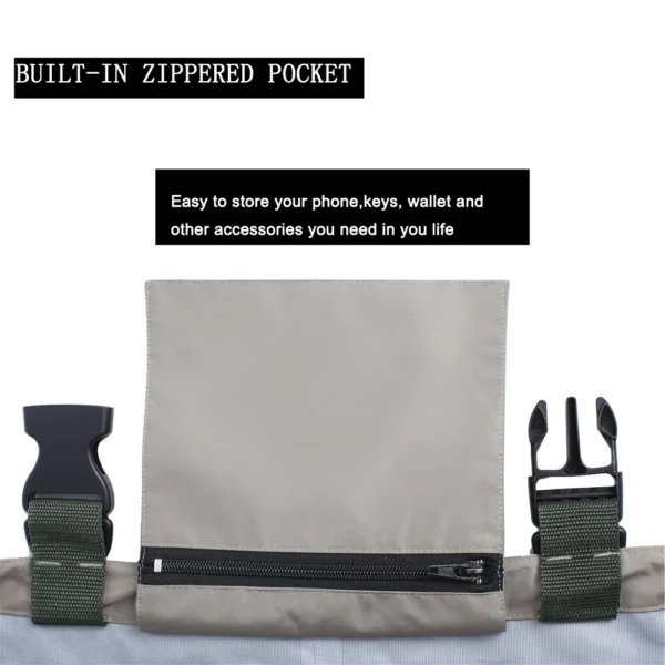 Breathable Waterproof Fishing Waders for Men with Stocking Foot - Ideal Trousers for Fly Fishing, Hunting, and Wading in a Fisherman Raincoat - Image 4