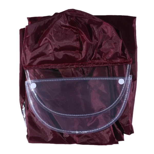 Sleek Oxford Long Sleeve One-piece Raincoat for Electric Cars, Battery Cars, and Motorcycles – Embrace Dry Rides with a Stylish Bike Rain Poncho - Image 6