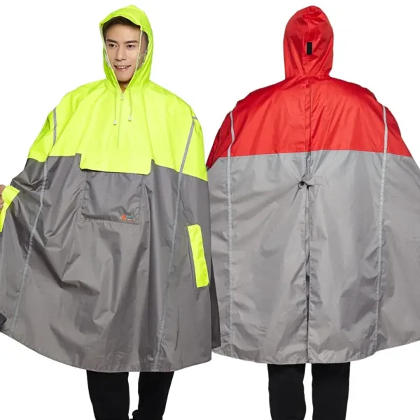Bicycle Waterproof Raincoats - Hooded Rain Poncho for Men Women Adults - Stylish Cycling Jacket with Rain Cover for Fishing and Climbin - Image 5