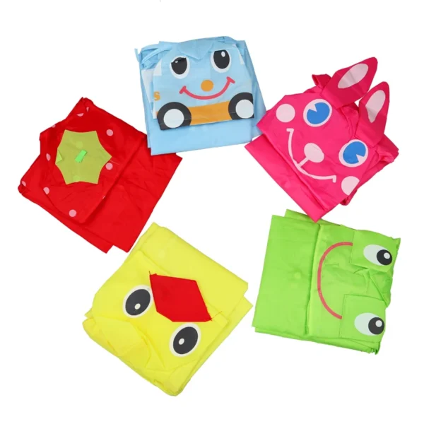 Cartoon Animal Style Kids Raincoat - Waterproof Baby Raincoat for Children - Cute Kids Rain Poncho with Rainwear Design - Image 6