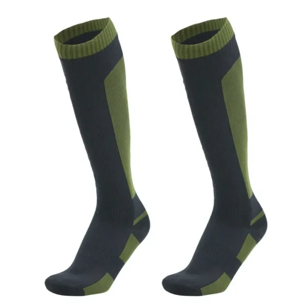 Waterproof Knee-High Socks for Hiking, Wading, Camping, Cycling, Skiing, and Mountaineering - Keeping You Warm and Dry - Image 5