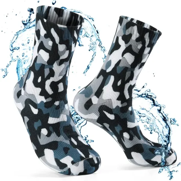 Waterproof Men’s Socks: Snow-Ready, Thermal, Ideal for Trekking, Riding, Skiing, Cycling, Camping, Fishing, Hiking, and Winter Sports